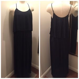 Pleated Maxi Dress